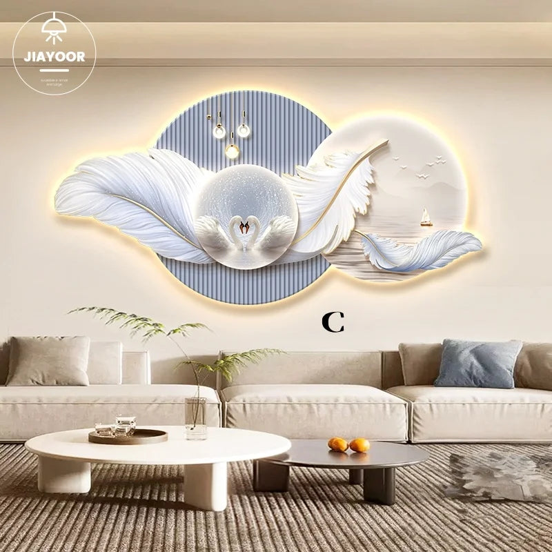 Crystal Picture Light – Modern Minimalist for Gallery Wall, Hallway, Living Room | Aviana Beam by Evenlyr