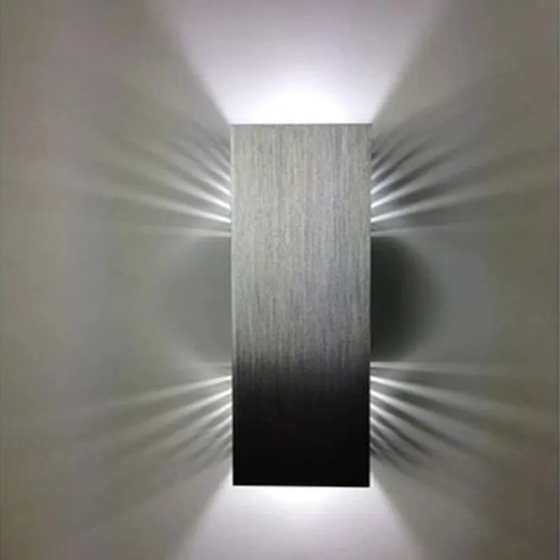 Merano Square Modern Wall Sconce for Bedroom – Aluminum – product view