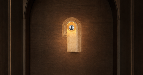 Cyrene Halo Modern Metal Wall Sconce luxury lifestyle landscape