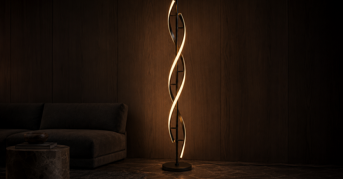 Eden Haven Dimmable LED Floor Lamp luxury lifestyle landscape