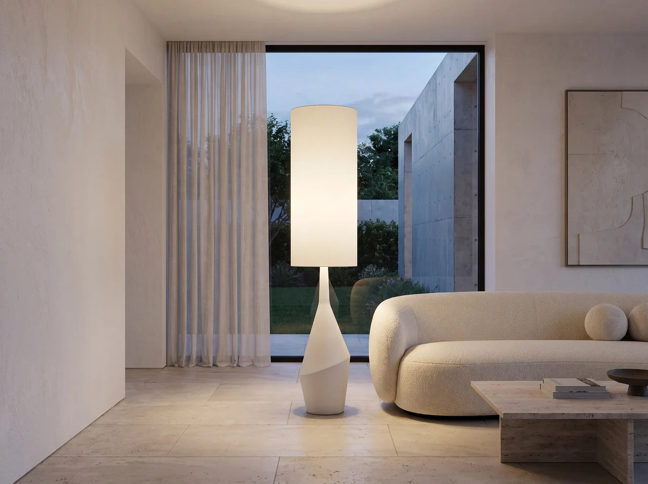 Nero Prism Fabric Floor Lamp – Wabi-Sabi – product detail 2