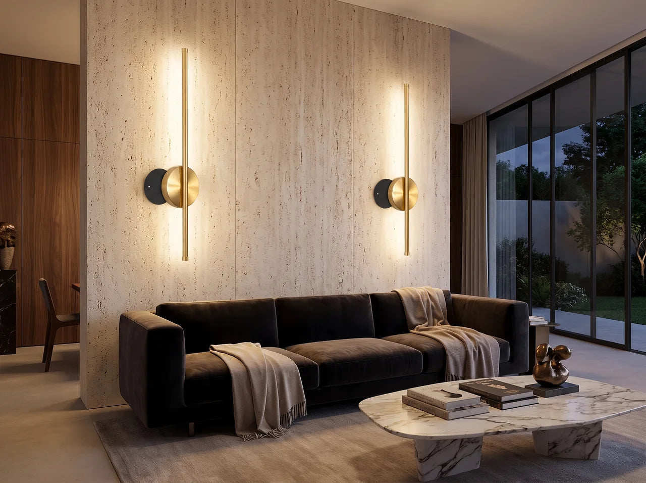 Cielo Flare Iron Wall Sconce – Rechargeable – product detail 2