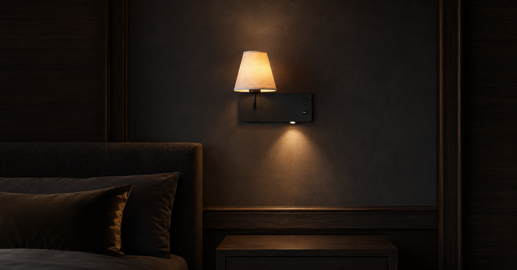 Orlena Veil Directional Bedside Wall Sconce luxury lifestyle landscape